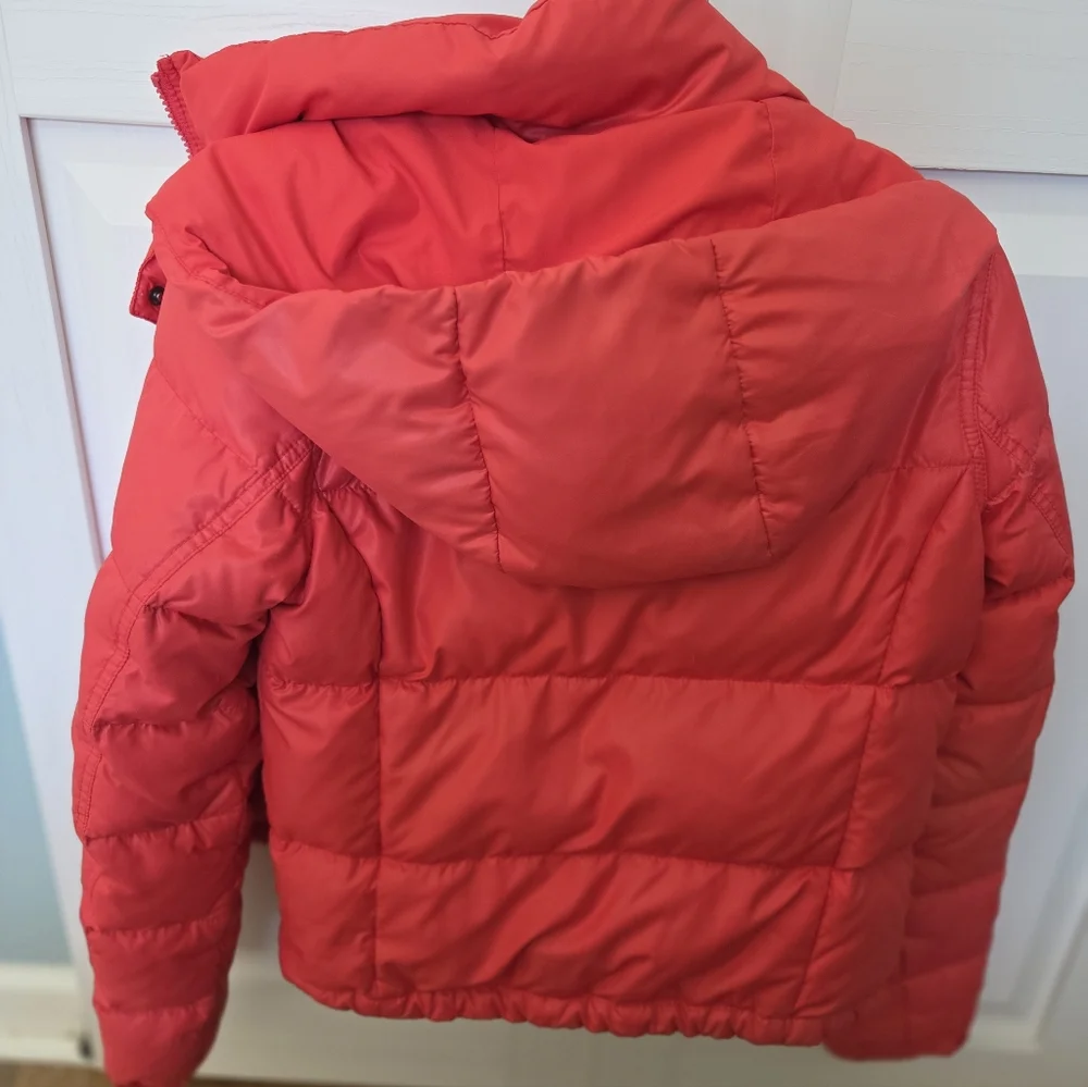 Hollister Pink Puff Down Coat